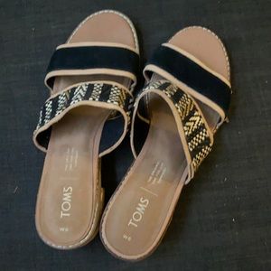 TOMS Aztec Sandals, Size 6